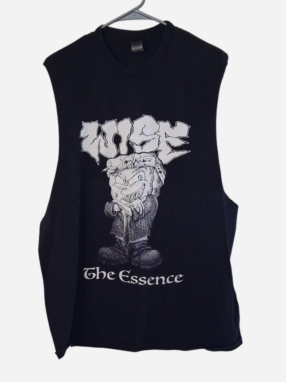 Gildan Black Graphic Muscle Tank - 'The Essence' Print